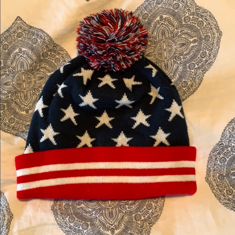 American Flag Winter Hat